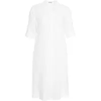 Rochii scurte Linen dress with embroideries Femei