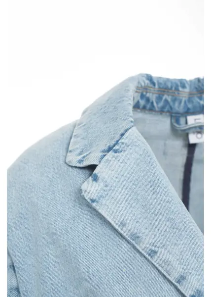 Sacouri Liu Jo Denim blazer Blue Femei (BM 17484469) 4