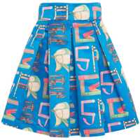 Rochii scurte Pleated skirt with print Femei