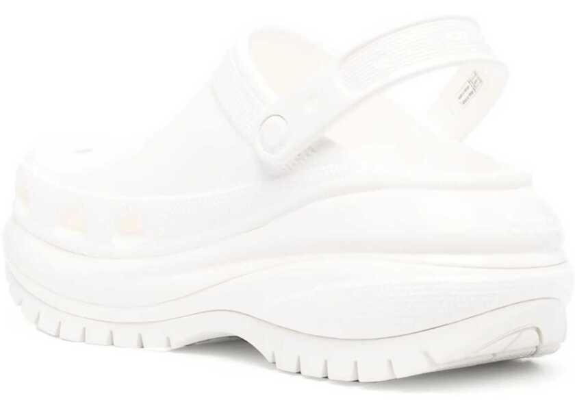 Slapi Crocs Classic Mega Crush Clog White Femei (BM 17484523) 3
