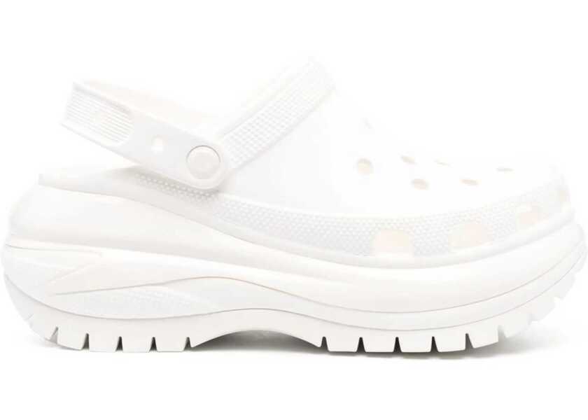 Slapi Crocs Classic Mega Crush Clog White Femei (BM 17484523) 1