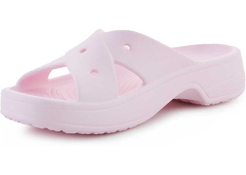 Slapi Crocs Cl Cross Strap Pink Milk Pink Femei (BM 17484739) 3