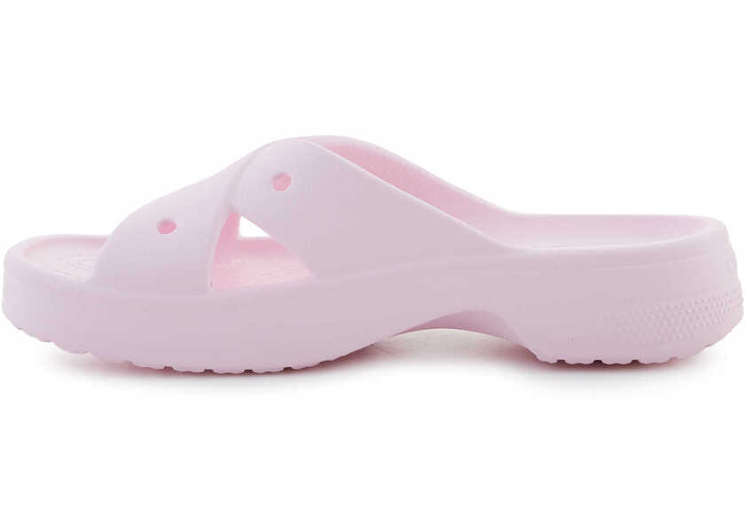 Slapi Crocs Cl Cross Strap Pink Milk Pink Femei (BM 17484739) 4