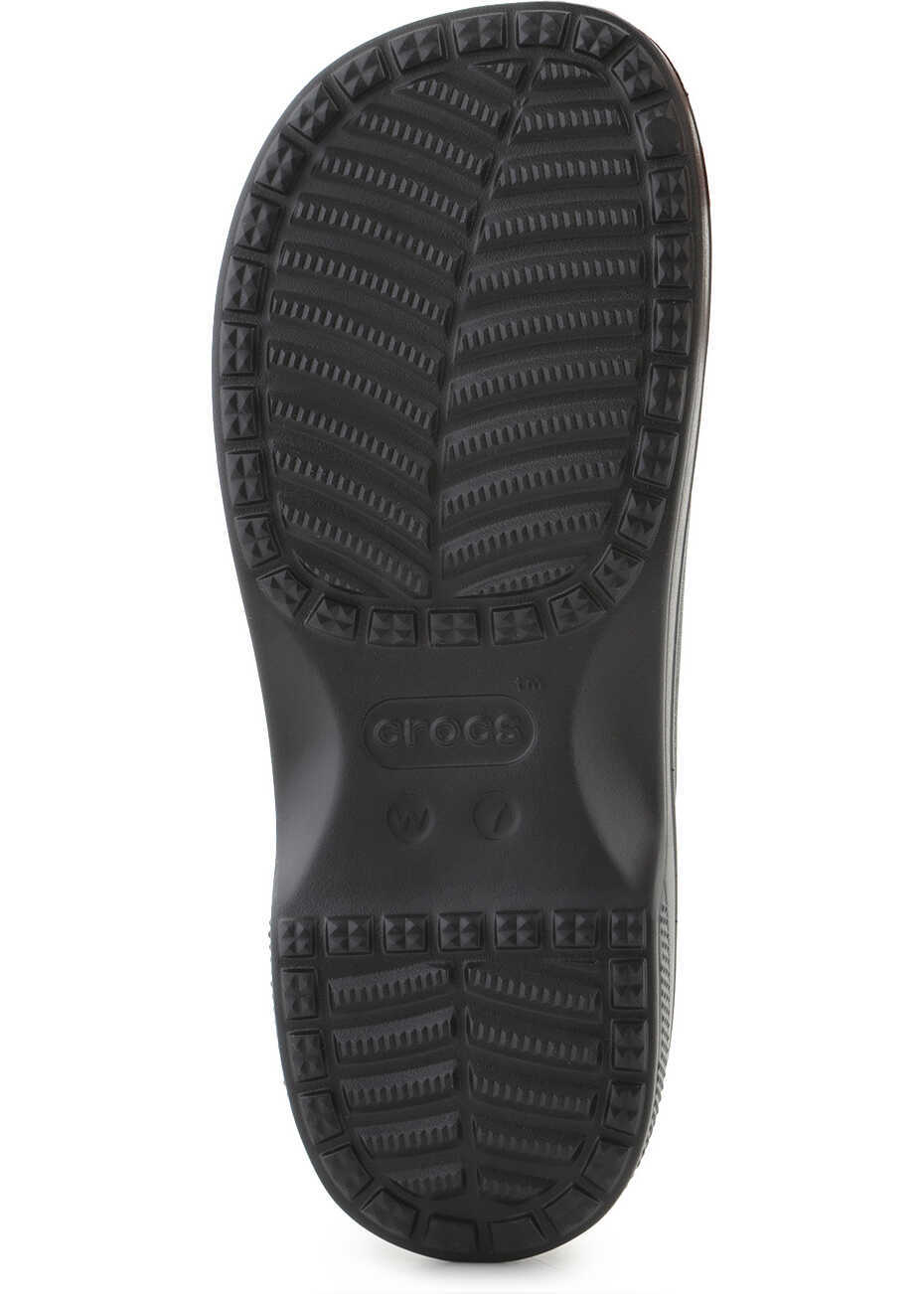 Slapi Crocs Classic Cross Strap Black Femei (BM 17484742) 7