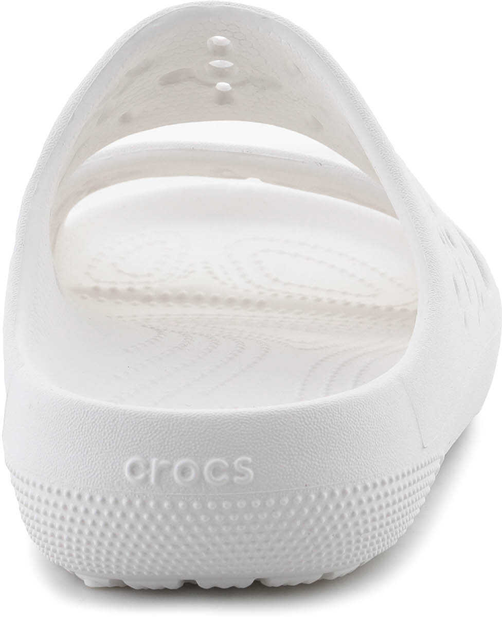 Slapi Crocs Classic Floral Cutout sandal Chalk White Femei (BM 17484745) 5