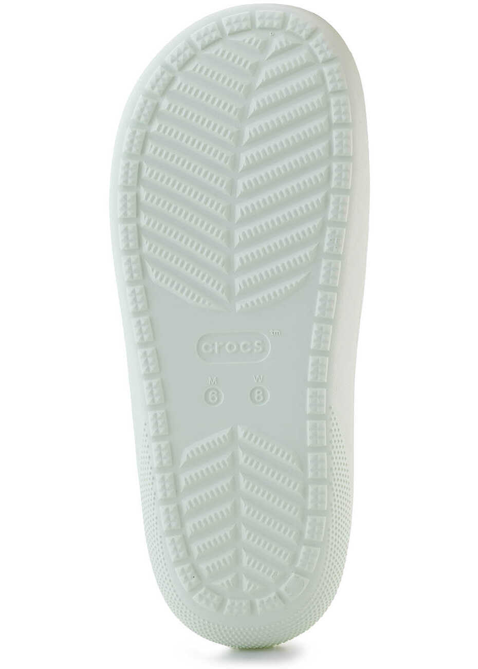 Slapi Crocs Classic Floral Cutout sandal Jade Tint Green Femei (BM 17484748) 7