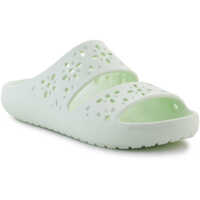 Slapi Classic Floral Cutout sandal Jade Tint Femei
