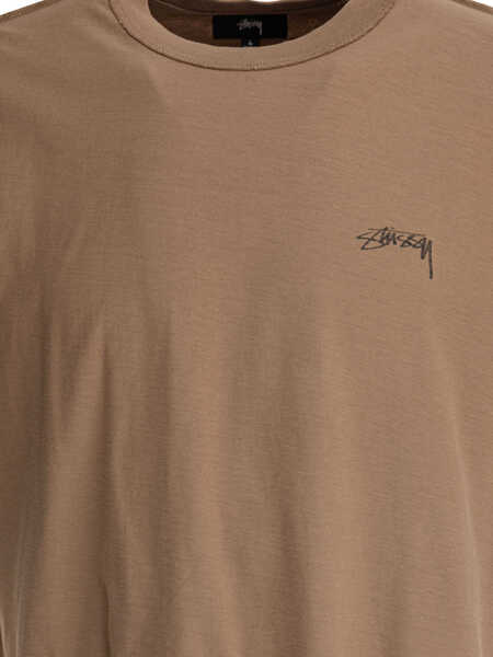 Tricouri STSSY Lazy T-shirt Brown Barbati (BM 17484822) 3