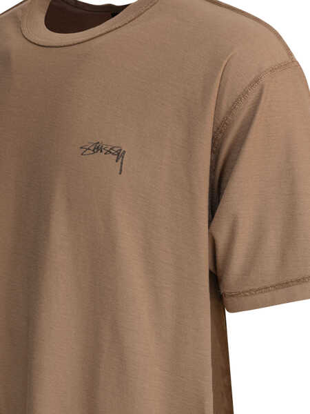 Tricouri STSSY Lazy T-shirt Brown Barbati (BM 17484822) 4