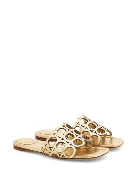 Sandale Ferragamo Sandals Gold Femei (BM 17484825) 2
