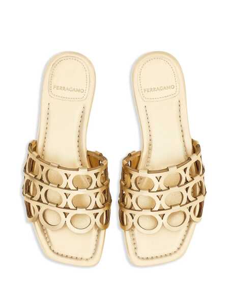Sandale Ferragamo Sandals Gold Femei (BM 17484825) 4
