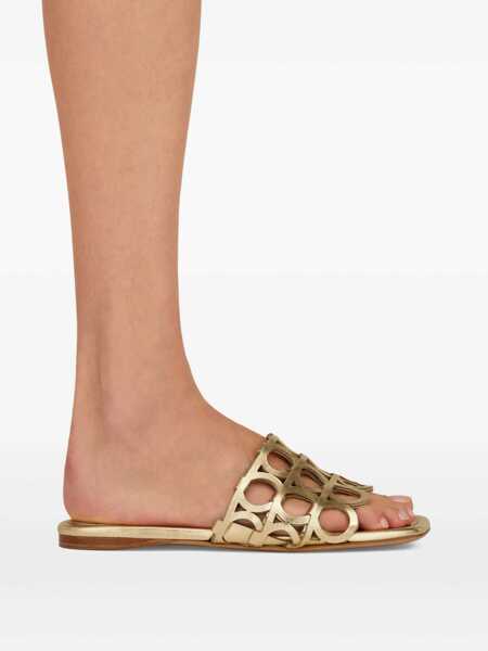 Sandale Ferragamo Sandals Gold Femei (BM 17484825) 5