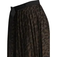 Fuste Dama - Fuste casual Sacai Leopard Print Skirt Brown Femei (BM 17484864) - B-mall.ro