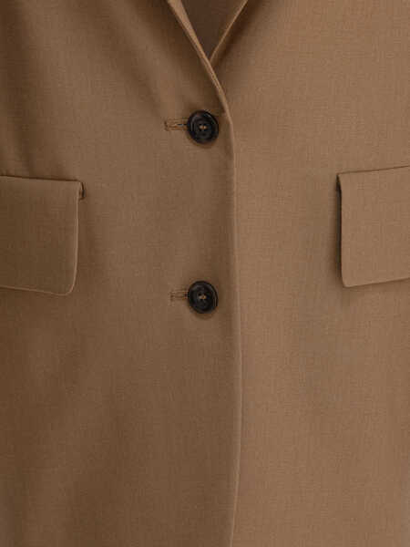 Sacouri Max Mara Single-breasted blazer Kitten Beige Femei (BM 17484879) 3