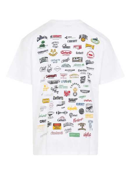Tricouri Carhartt S/S Logo T-shirt White Barbati (BM 17485065) 2