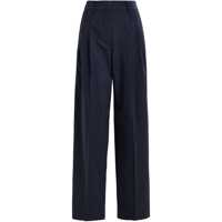 Pantaloni office ESSENTIEL ANTWERP HERB BLUE PINSTRIPE TROUSERS Femei