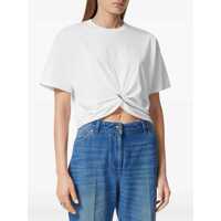 Topuri Versace Dama - Topuri Versace Versace Short Sleeve Top WHITE Femei (BM 17486046) - B-mall.ro