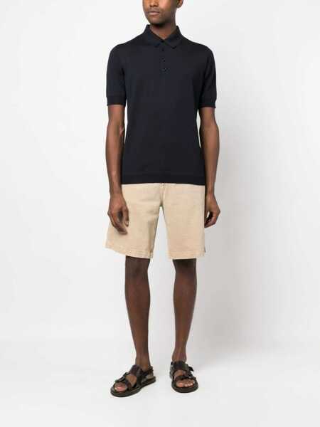 Tricouri Polo Goes Botanical Goes Botanical Polo Shirts BLUE Barbati (BM 17486667) 2