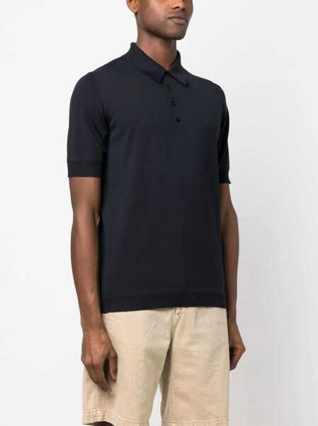 Tricouri Polo Goes Botanical Goes Botanical Polo Shirts BLUE Barbati (BM 17486667) 3