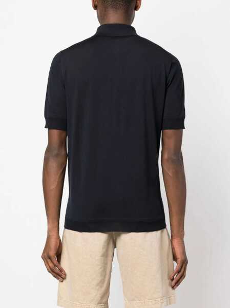 Tricouri Polo Goes Botanical Goes Botanical Polo Shirts BLUE Barbati (BM 17486667) 4