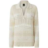 Pulovere Pinko Gorzano Cotton-Linen Sweater Femei