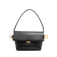 Genti de umar Jacquemus 'The Rond Carré' Shoulder Bag In Leather Femei