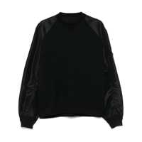 Pulovere Sacai Nylon And Cotton Sweatshirt Barbati