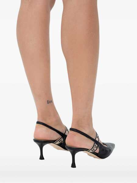 Pantofi cu toc N21 N21 Slingback With Logo Black Femei (BM 17490162) 3
