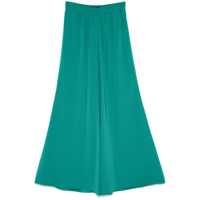 Pantaloni casual 'Antonia' Water Green Pants With Elastic Waist In Technical Fabric Woman Femei