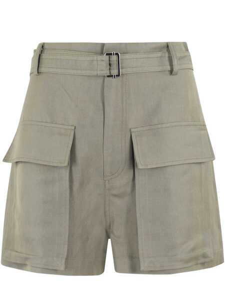 Pantaloni casual TELA Tela Shorts GREEN Femei (BM 17490618) 1