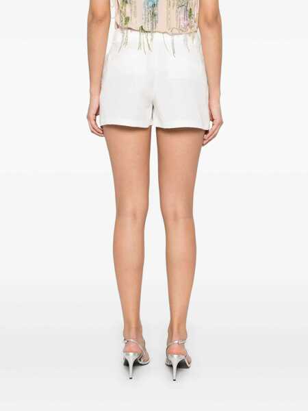Pantaloni casual Blumarine Blumarine Shorts WHITE Femei (BM 17490690) 4