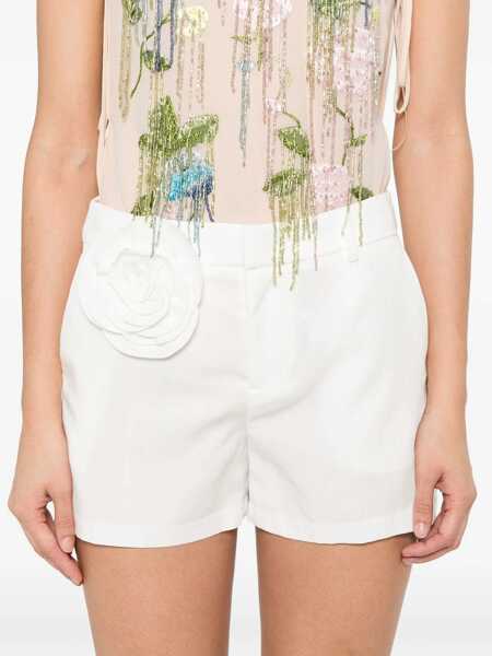 Pantaloni casual Blumarine Blumarine Shorts WHITE Femei (BM 17490690) 5