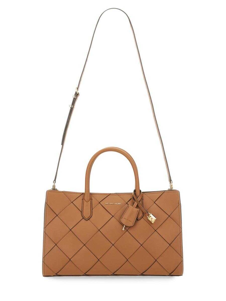 Genti de mana Michael Kors Michael Kors Handbag Scarlett Medium Brown Femei (BM 17490837) 2