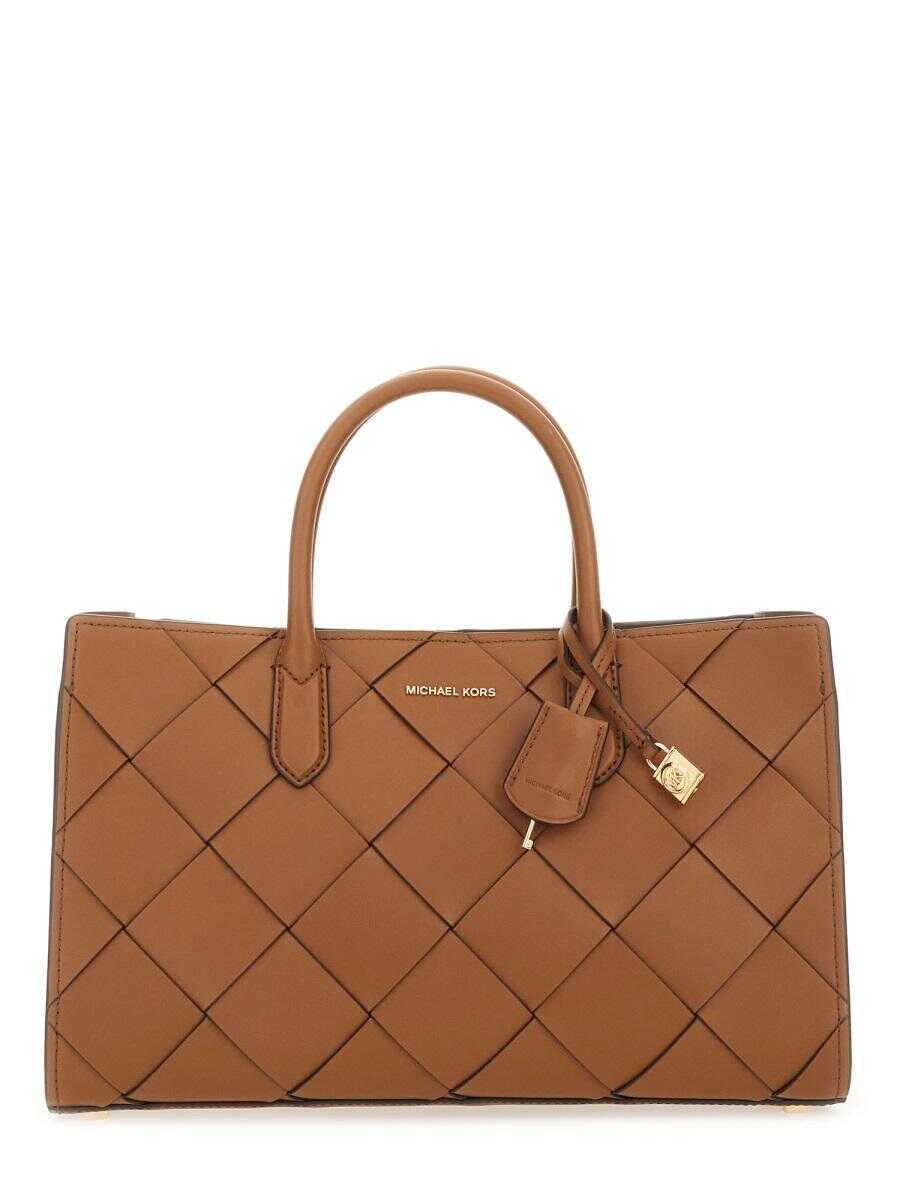 Genti de mana Michael Kors Michael Kors Handbag Scarlett Medium Brown Femei (BM 17490837) 1