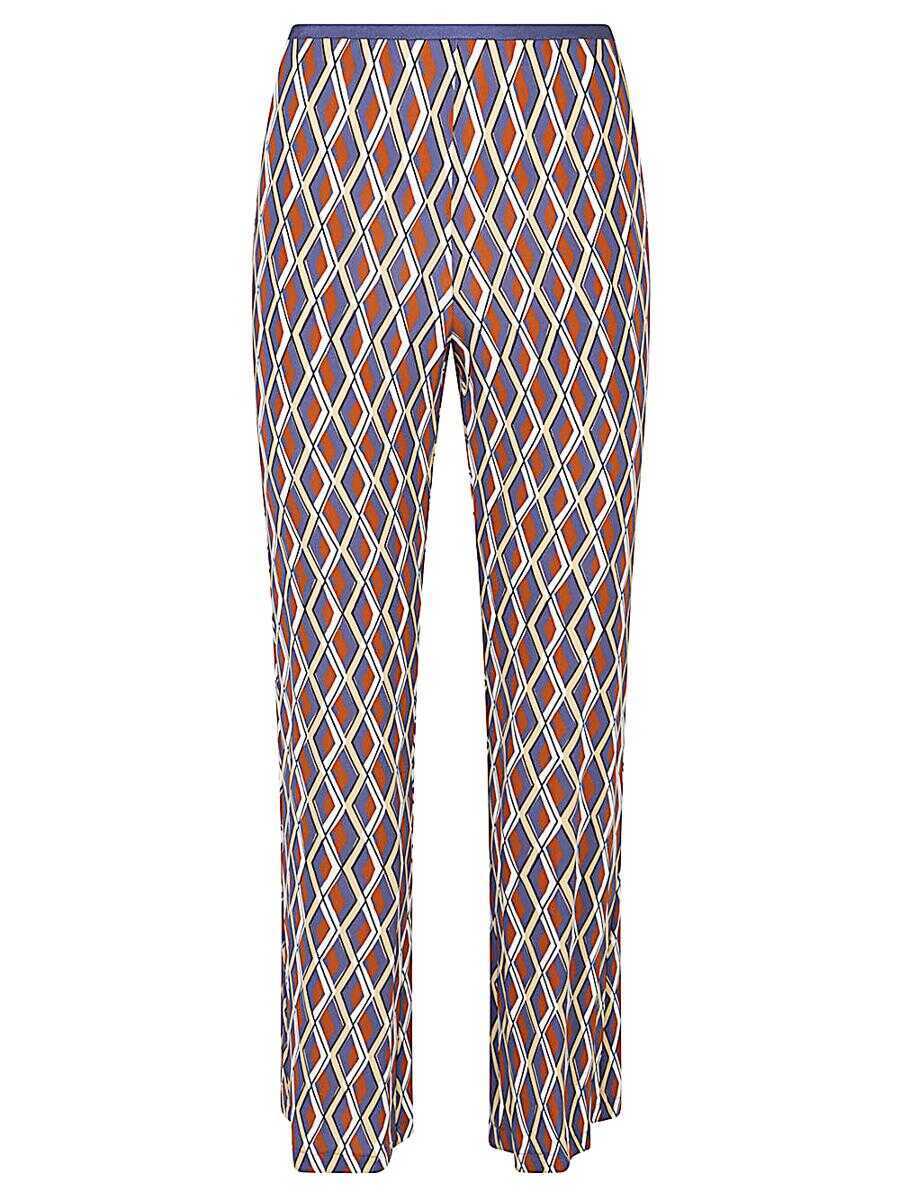 Pantaloni casual SIYU Siyu Printed Trousers Red Femei (BM 17490846) 1