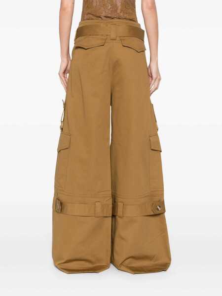 Pantaloni casual ZIMMERMANN Zimmermann Pants GREEN Femei (BM 17490936) 4