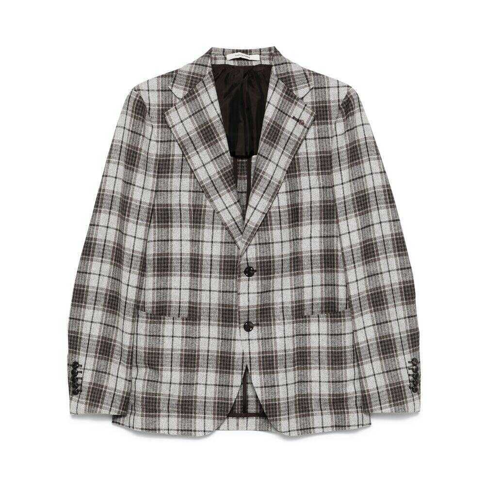 Geci Tagliatore Tagliatore Jackets BROWN/WHITE Barbati (BM 17491770) 1