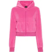 Bluze de trening Balenciaga Velvet Zipped Hoodie Femei