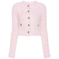 Pulovere Balenciaga Bouclé Cropped Jacket Femei