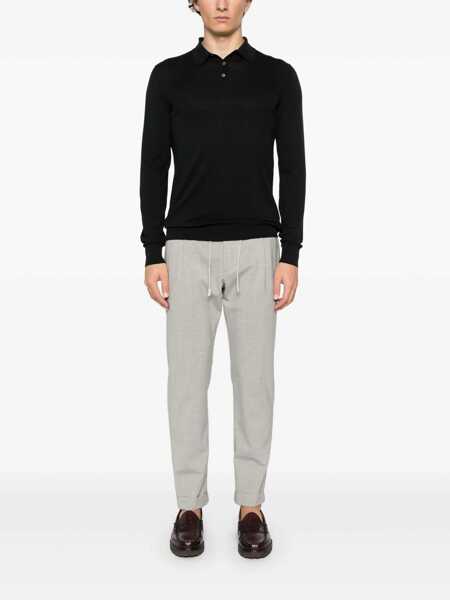 Tricouri Polo Fedeli Fedeli Polo Shirts Black Barbati (BM 17494845) 2