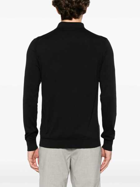 Tricouri Polo Fedeli Fedeli Polo Shirts Black Barbati (BM 17494845) 3