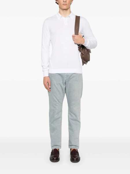 Tricouri Polo Fedeli Fedeli Polo Shirts WHITE Barbati (BM 17494848) 2