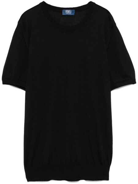 Topuri Fedeli Fedeli T-Shirts & Vests Black Barbati (BM 17494875) 1