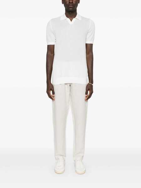 Tricouri Polo Fedeli Fedeli Polo Shirts WHITE Barbati (BM 17494878) 2