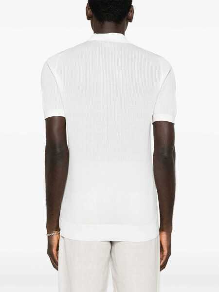 Tricouri Polo Fedeli Fedeli Polo Shirts WHITE Barbati (BM 17494878) 3