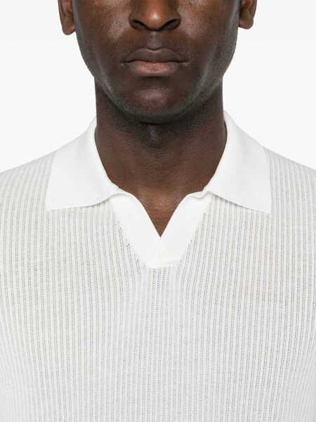 Tricouri Polo Fedeli Fedeli Polo Shirts WHITE Barbati (BM 17494878) 4