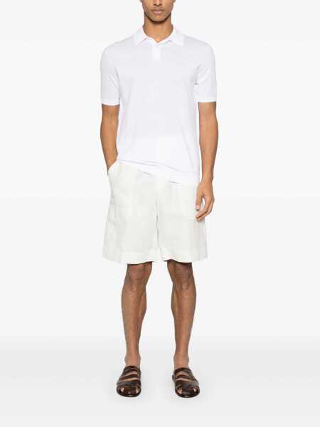 Tricouri Polo Fedeli Fedeli Polo Shirts WHITE Barbati (BM 17494899) 2