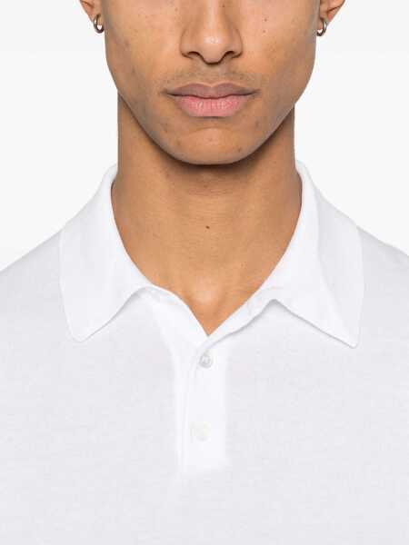 Tricouri Polo Fedeli Fedeli Polo Shirts WHITE Barbati (BM 17494899) 4