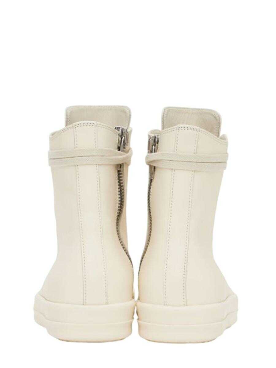 Sneakers Rick Owens Rick Owens White High Top Sneakers - Women WHITE Femei (BM 17495064) 3