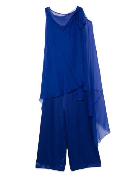 Pantaloni casual Alberta Ferretti Alberta Ferretti Blue Silk Blended Jumpsuit BLUE Femei (BM 17495247) 1